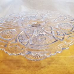 Vintage Imperial Glass Cake Stand