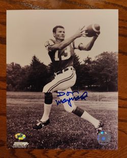 Authentic New York Jets  DON MAYNARD AUTOGRAPH with Hologram 8 X 10 PORTRAIT PHOTO 