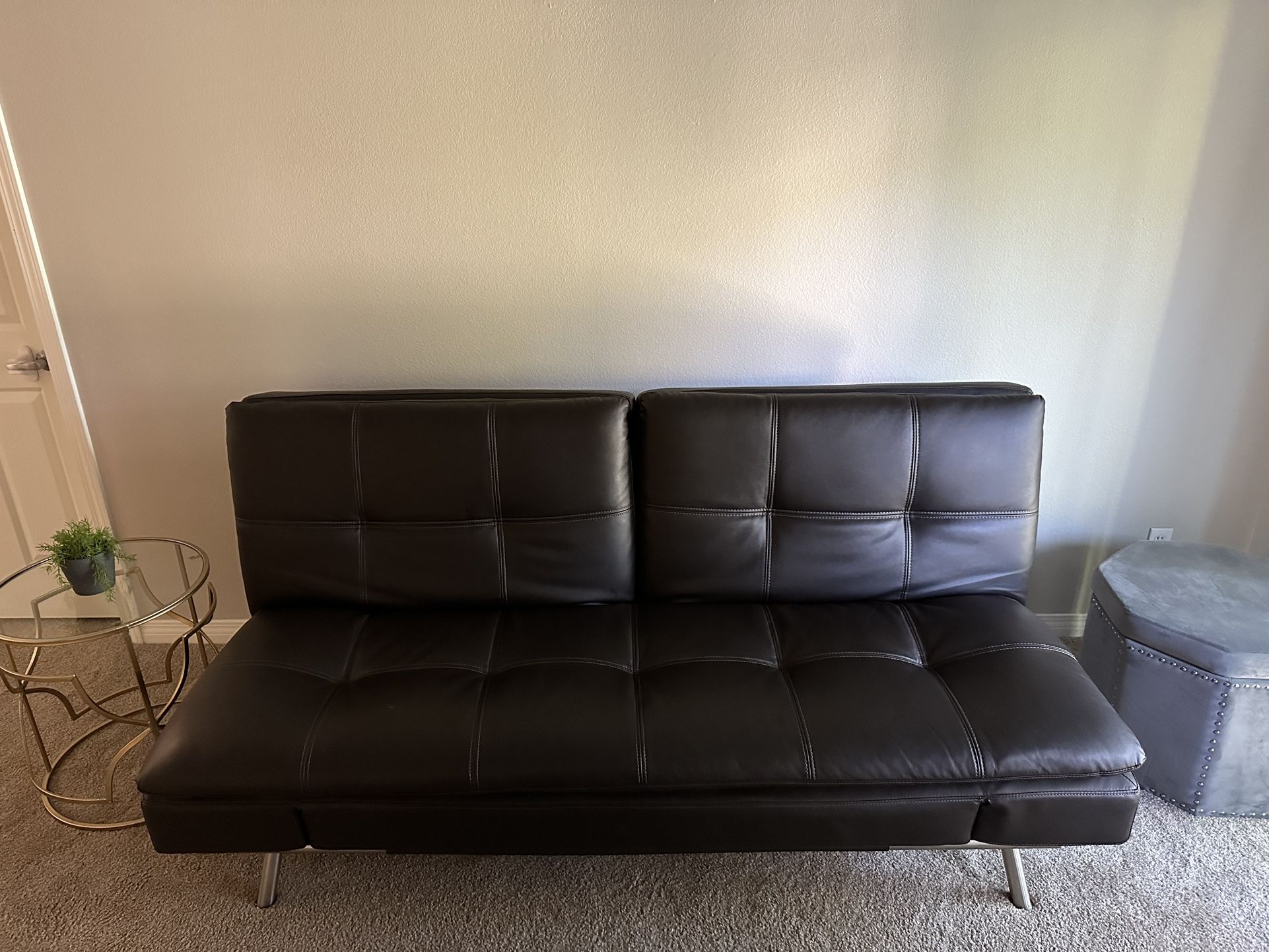 Brown Costco Ravenna Relax-A-Lounger Euro Lounger