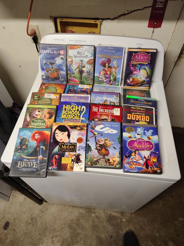 Walt Disney DVDs And Blu-ray