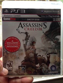 AssassinS. Creed. lll. PS3. Game