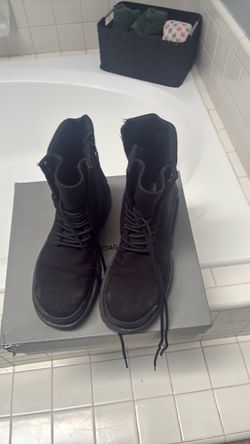 Balenciaga distressed field boats size 10.5