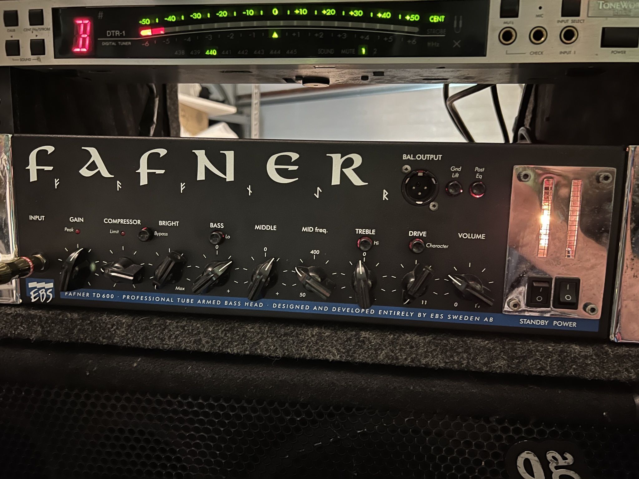 EBS Fafner 1 Bass Amplifier Head - Incredible Tone