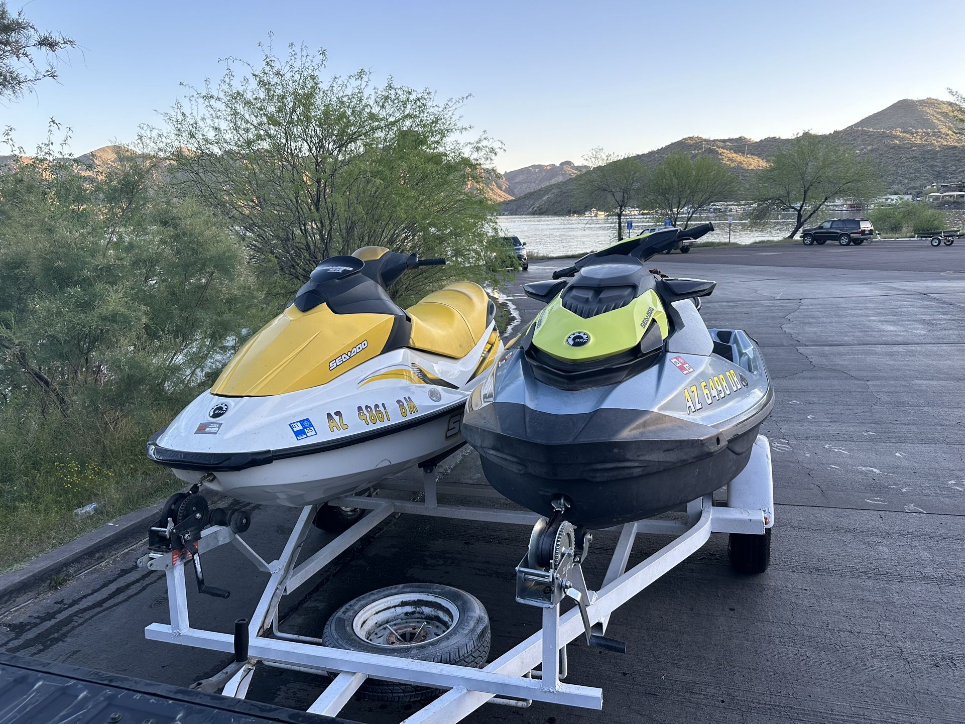 Double Sea-doo jet skis