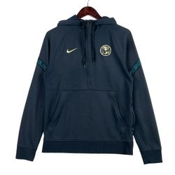 Club America Nike Travel Fleece Performance Raglan Half-Zip Hoodie SZ SMALL 