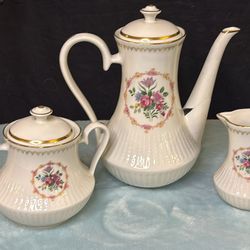 F. Chauvigny porcelain from France Tea Set!