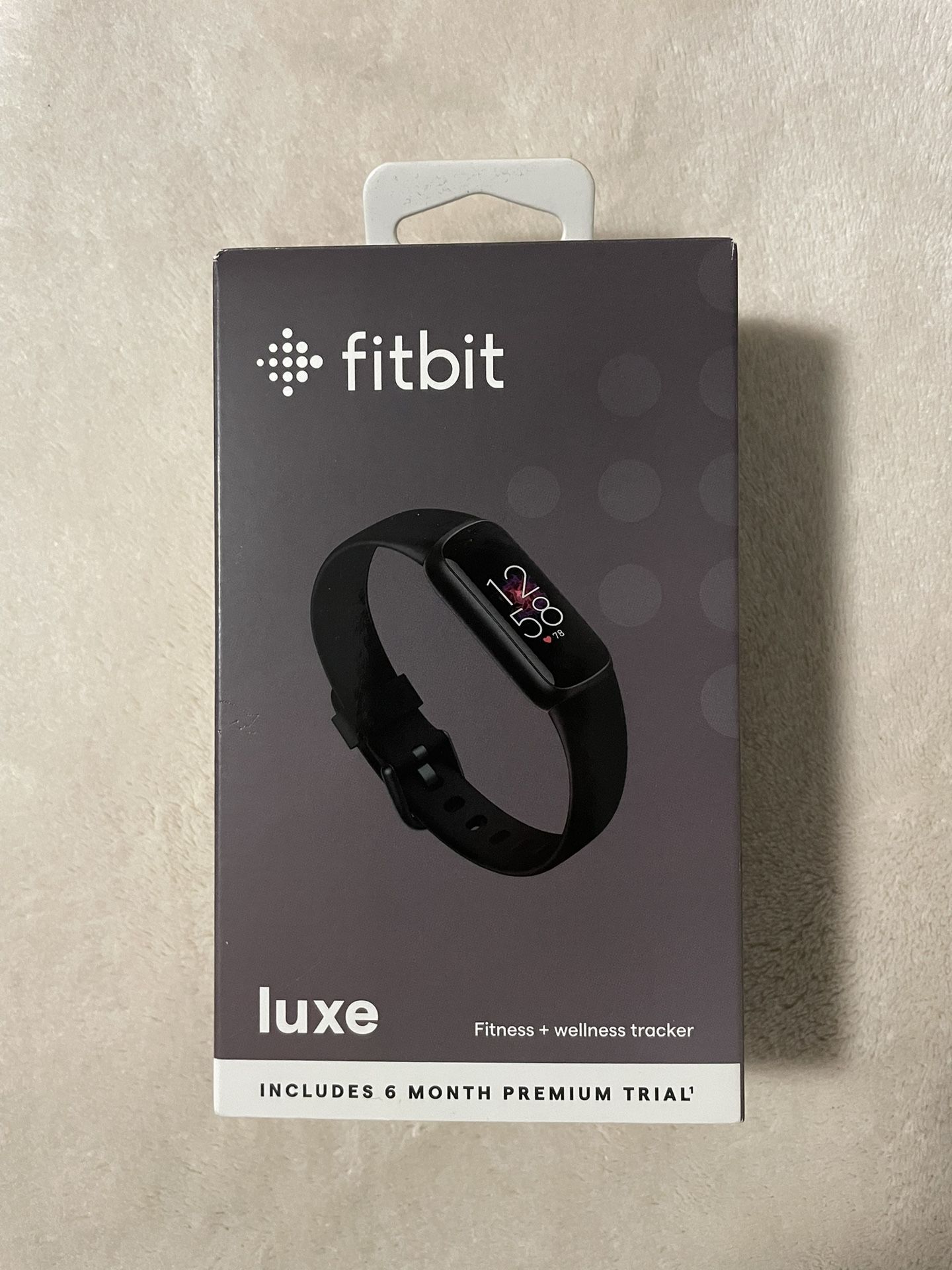 Fitbit Luxe Fitness & Wellness Tracker Graphite Stainless Steel FB422BKBK