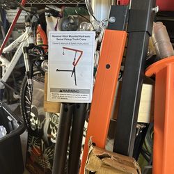 1,500lbs. Capacity Hydraulic Receiver Hitch Crane