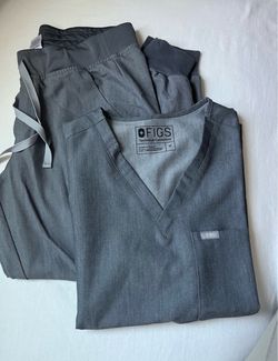 FIGS Scrub Set Graphite