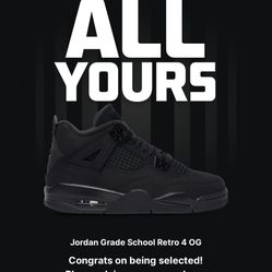 Black cat 4s Picking Up Tomorrow 