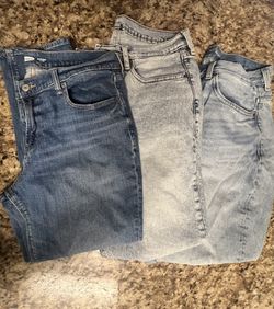 Three Old Navy Blue Jeans for $10