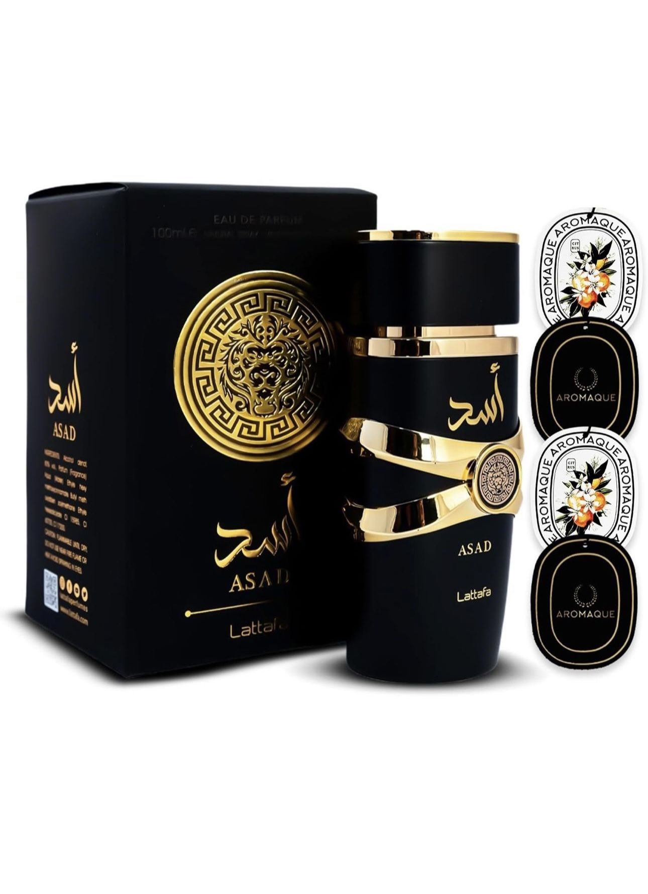 Lattafa Imported Long Lasting Luxury Perfume Spray Asad Premium Refreshing Oud and Musk Fragrances Eau De Parfum 100 ml Perfume for Unisex
