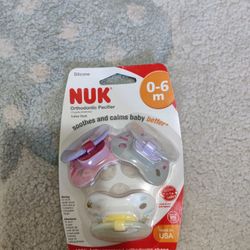 Nuk 0-6 Month Pacifiers - Cash Only