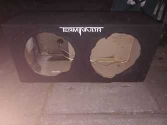 MTX Terminator Dual 12" Vented Subwoofer Box / Enclosure (Empty)