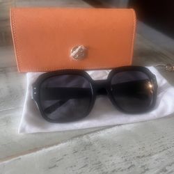 Black Polarized Tory Burch Sunglasses