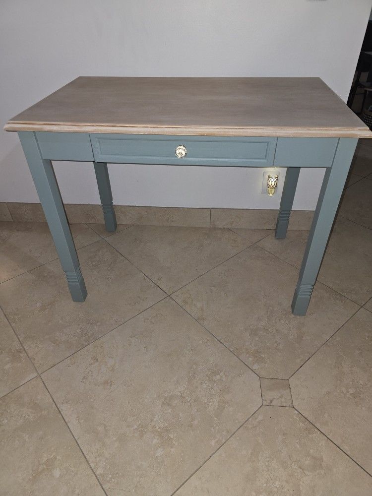 PIER 1 REFINISHED DESK WOOD