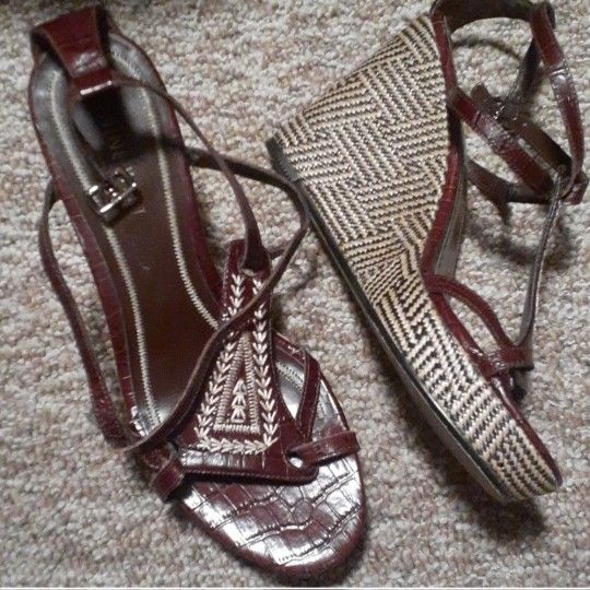 Nine West Women's Wedge Heels Sz 6M