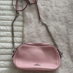 Coach never used cross body pink