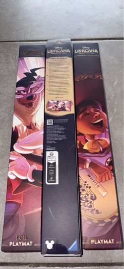 Brand new Disney Lorcana Goofy Foil Playmat Miguel Rivera unreleasedr