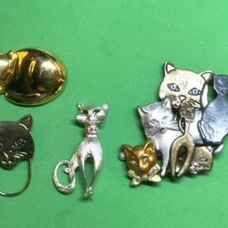 Cat Brooches
