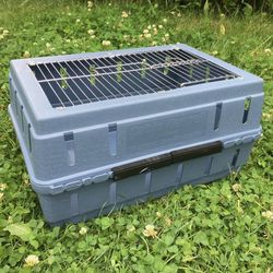 Doskocil Wire Top Travel Cabin Kennel Extra Small Pet Crate Carrier