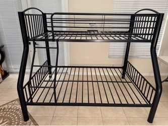 Bunk Bed Acme Furniture Metal Twin over Full Frame