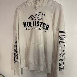 White Hollister Hoodie