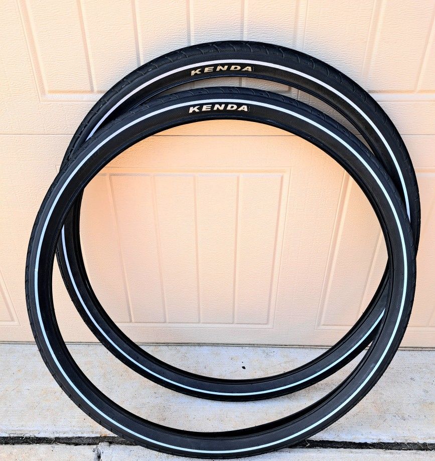Like New! Kenda Kwick Journey Bike Tire, 700c x 50c Roadster Tires Set - $40 (South Fort Worth)