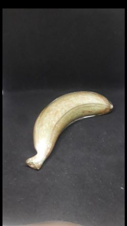 Rare Murano Gold Flecked Glass Banana