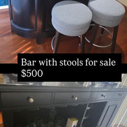 Bar With Stools 