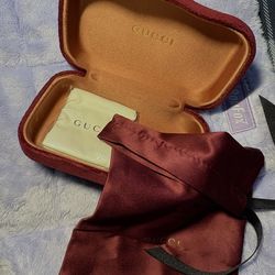Gucci designer glasses case