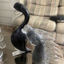 Two Glass Figures Each $25