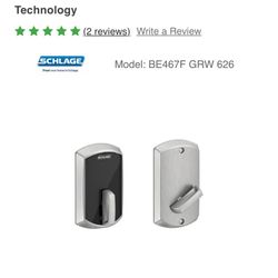 Schlage smart door lock