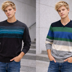 Men’s Size Small Sweater Bundle – Burnside + Anchor Blue | Casual Streetwear Lot