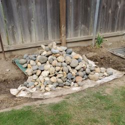 River Rocks For  Landscaping $25 Per 5-gallon Bucket