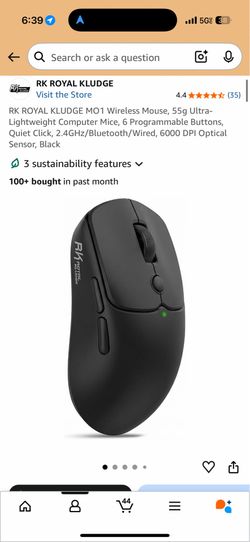 RK Royal Kludge M01 Wireless Mouse