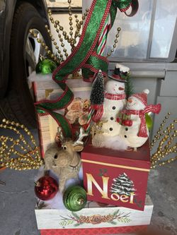 Homemade Christmas Center Piece
