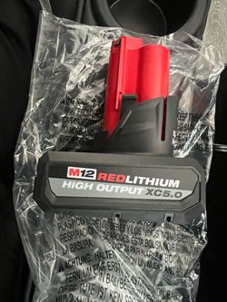 Milwaukee M12 RedLithium High Output XC5.0 Battery