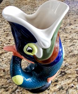 9" Ceramic Glugg Jug