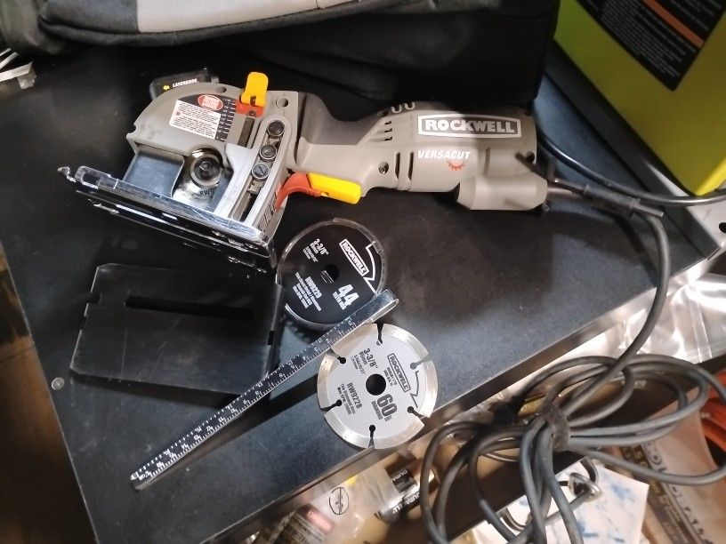 Rockwell Mini Circular Saw W/ Laser & Accessories
