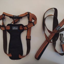 K-9 Explorer Reflective Dog Harness & Leash Size Medium 