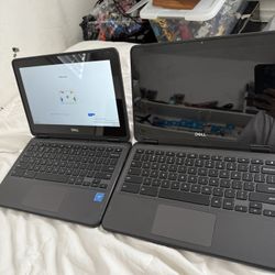 Laptop Computer Dell 2 In One Chromebooks Twins One Price Bad Battery 