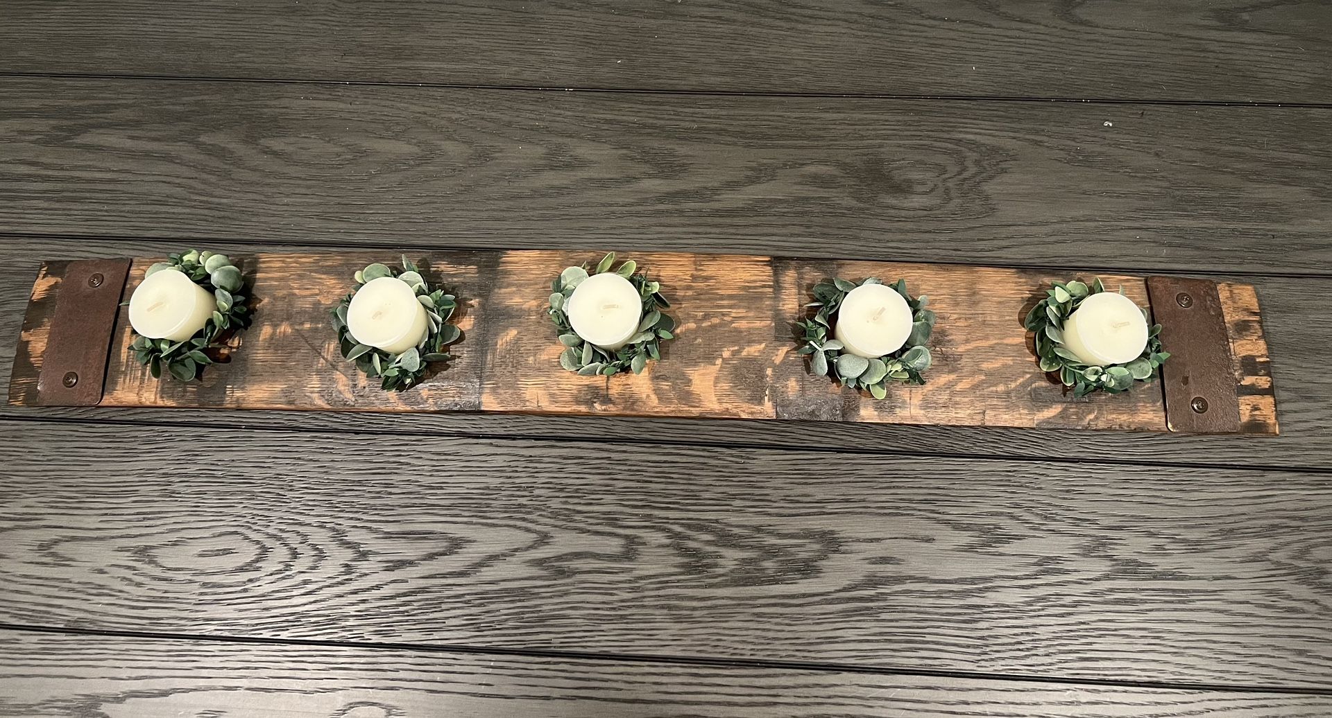 Wine Barrel Centerpiece