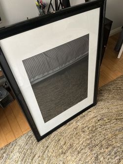 Black Matted Picture Frame