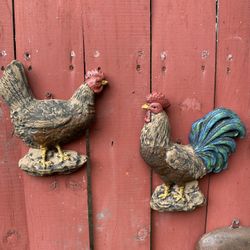 Set De Gallo Y Gallina