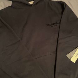 HOODIE STRETCH LIMO (black) ESSENTIALS HOODIE SIZE MEDIUM