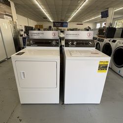 Speed Queen Commercial Heavy Duty Washer TR3 And Dryer  DR3 Gas +Sanitize / 3 Years Warranty 