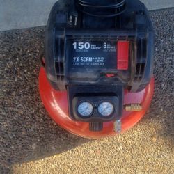 Very Nice Works Perfect. Porter-Cable Pancake Air Compressor
