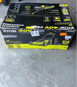 RYOBI 40V HP Brushless 20 in. Cordless Battery Walk Behind Push Lawn Mower (Tool Only)