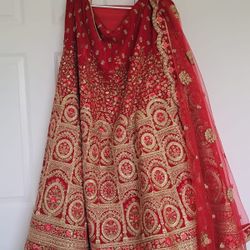 Indian Wedding Lehenga (gown )